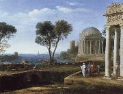Claude Lorrain Landscape with Aeneas at Delos